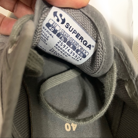 SUPERGA | Cotu Sneaker gray canvas 9 - Picture 5 of 8